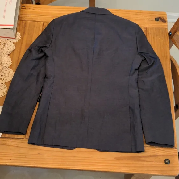NWT Men's Calvin Klein Extreme Slim Fit Mobridge Blue Plain Suit Jacket, 38 Long